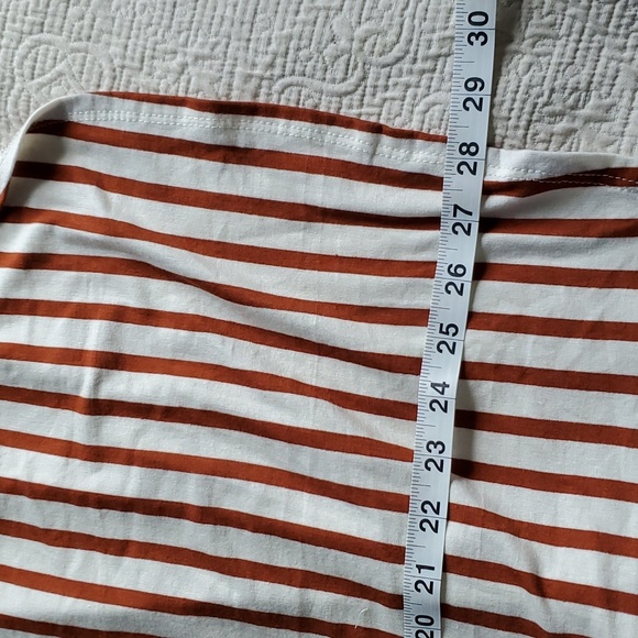 Set of 2 Green Envelope Rayon Striped Tops - Picture 12 of 14